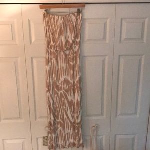 Turn off the shoulder maxi dress